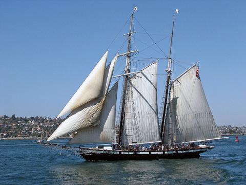 The tall ship Californian The tall ship Californian