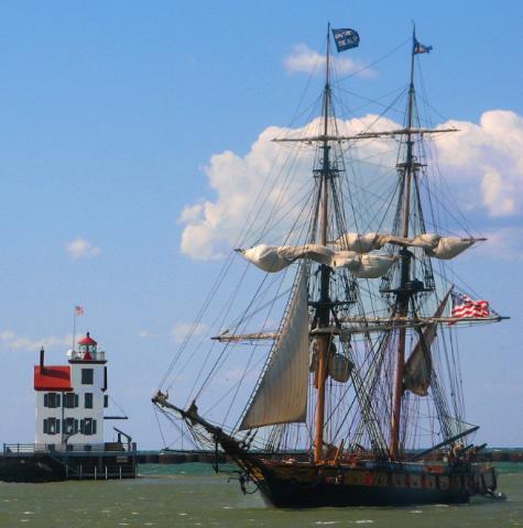 Restored U.S. brig Niagara Restored U.S. brig Niagara