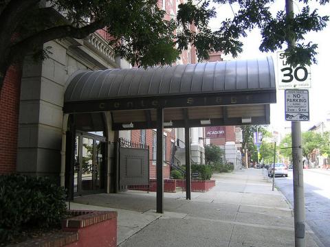Entrance to Center Stage Theater