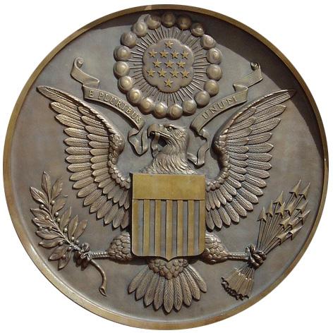 Seal of the United States at the Oklahoma City National Monument
