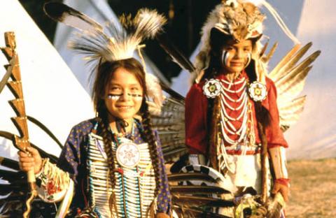 Native American dancers in Wyoming Native American dancers in Wyoming