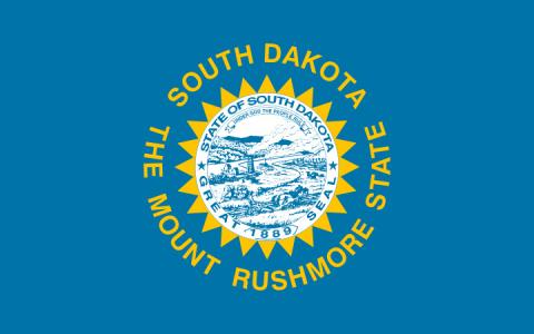 South Dakota's flag South Dakota state flag