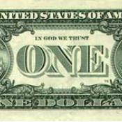 "In God We Trust" on US one-dollar bill