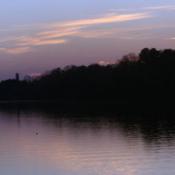 Black Warrior River at sunset (Tuscaloosa, Alabama)