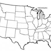 The state of Michigan, USA