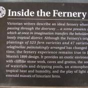 Fernery sign at Morris Arboretum