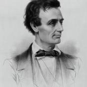Sketch of young Abe Lincoln