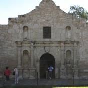 The Alamo in San Antonio, Texas; a national historic landmark
