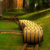 Kentucky bourbon barrels