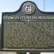 Etowah (Tumlin) Mounds Historic Marker