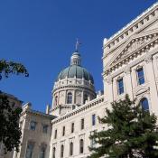 Indiana State House built with Indiana limestone