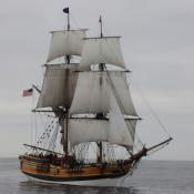 The tall ship Lady Washington