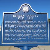 Old Bergen County Jail historic marker, Hackensack, New Jersey
