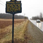 Historic Markers on Pennsylvania Highway