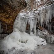 Frankford Mineral Springs in winter