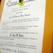 Sagamore of the Wabash award