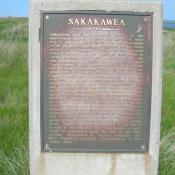 Sakakawea (Sacajawea) historic marker