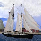 The schooner Ernestina