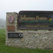 Tallgrass Prairie National Preserve Entrance in Kansas