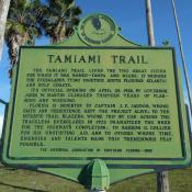 Tamiami Trail Historic Marker