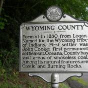 Wyoming County, West Virginia historic marker