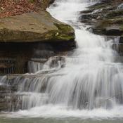 Warror River waterfall in Alabama