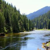 Wild and scenic river in Idaho