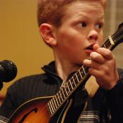 Young bluegrass musician
