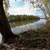 Banks of the Wabash river