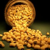 Black-eyed peas; an essential ingredient of Oklahoma's official state meal