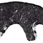 Chipped Stone Bear artifact
