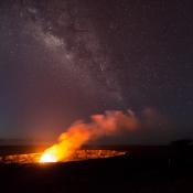 Halema'uma'u Crater, Kilauea Caldera; Hawai'i Volcanoes National Park
