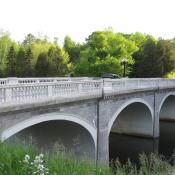 Marble bridge in Proctor, Vermont