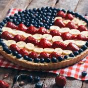 Patriotic pie for Independence Day