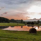 Sunrise in Galena, Illinois