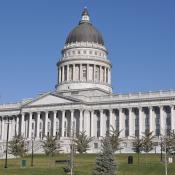 Utah Capitol building in Salt Lake City
