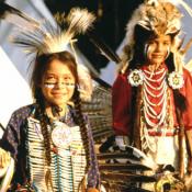 Native American dancers in Wyoming