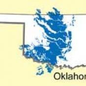 Map of port soil distribution in Oklahoma