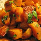 Lime-cilantro sweet potatoes