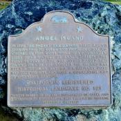 Angel Island Historic Marker