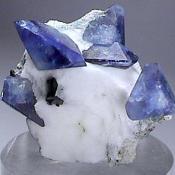 Benitoite crystal