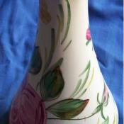 Blue Ridge hand-painted porcelain vase