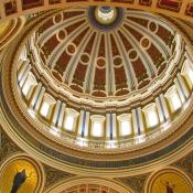 Capitol Building in Harrisburg: inside the dome