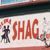 Carolina shag dance club on the beach