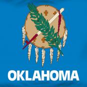 Oklahoma flag detail