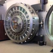 Vintage bank vault