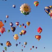 Balloon fiesta in Albuquerque, New Mexico