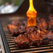 Barbecued pork ribs