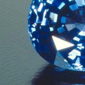 Cut and polished sapphire