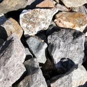 Granite rocks in New Hampshire